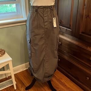 Cotton Cargo Skirt